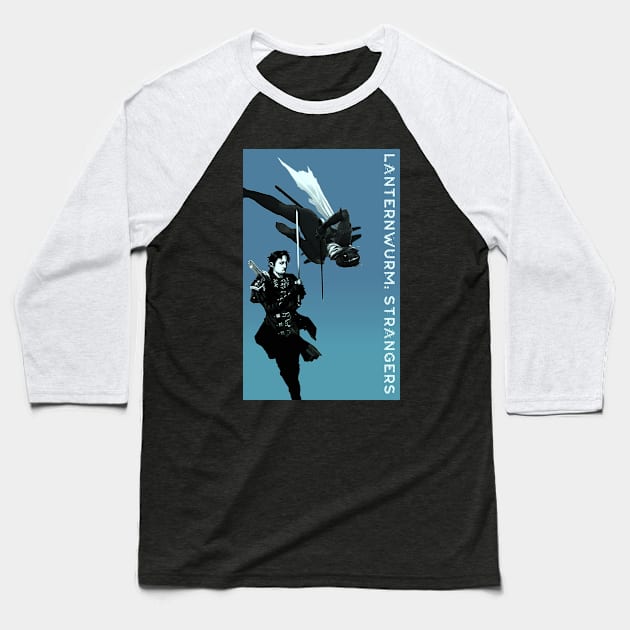 Lanternwurm: Strangers Baseball T-Shirt by paintedmonk